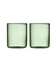 LYNGBY GLAS | Juego de 2 vasos de chupito TORINO 6cl Rosa | Verde claro