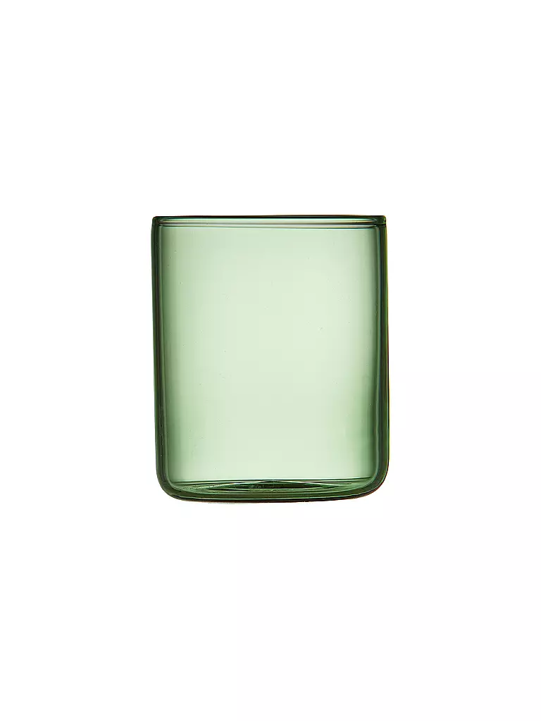 LYNGBY GLAS | Juego de 2 vasos de chupito TORINO 6cl Verde | 