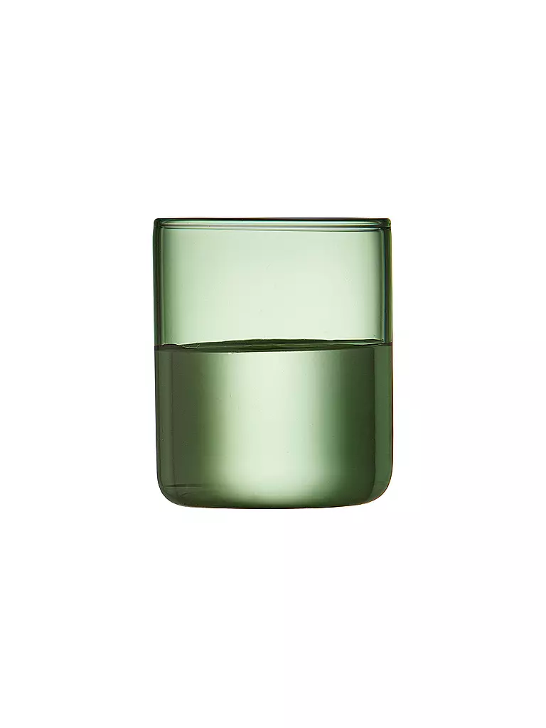 LYNGBY GLAS | Juego de 2 vasos de chupito TORINO 6cl Verde | 
