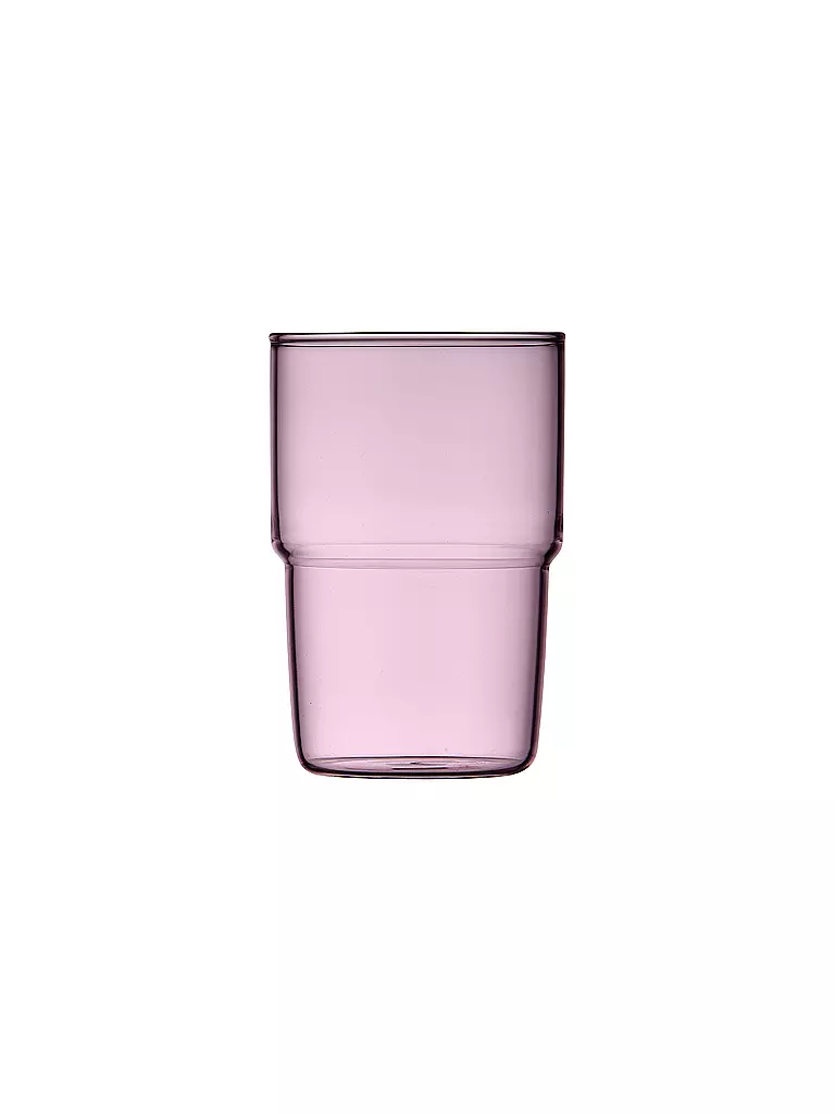 LYNGBY GLAS | Juego de 2 vasos TORINO de 40 cl, rosa | rosa