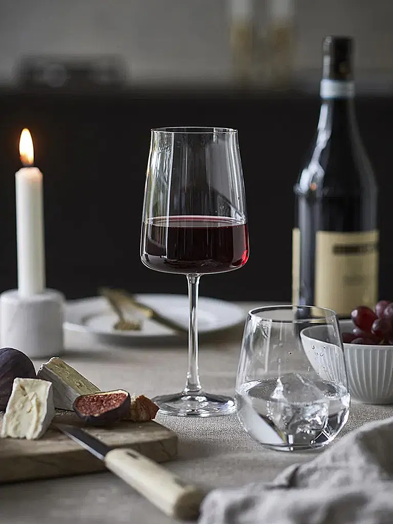 LYNGBY GLAS | Juego de copas de vino tinto 4 pzas. ZERO 54cl | Transparente