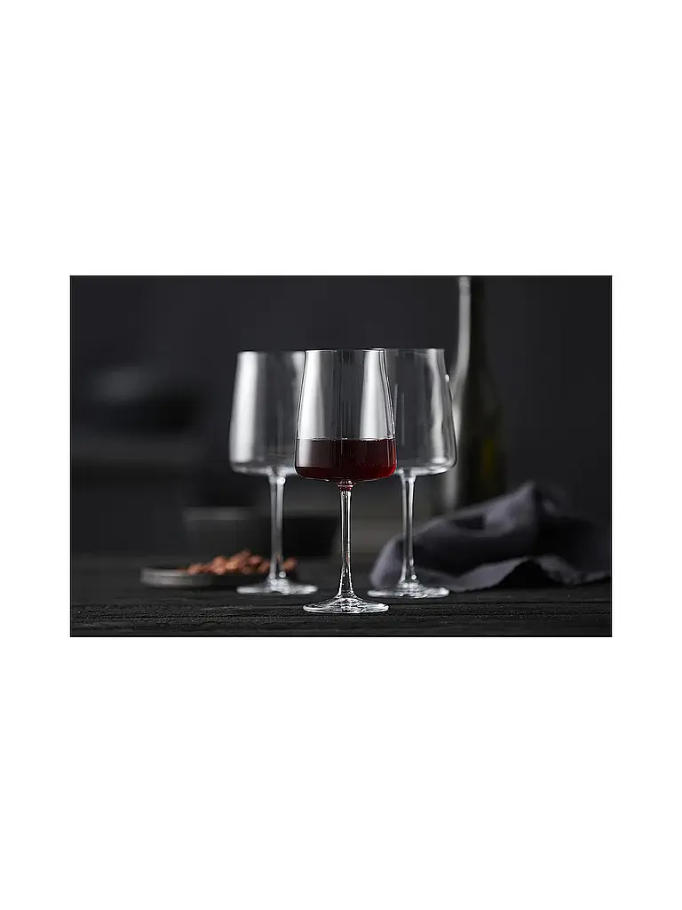 LYNGBY GLAS | Juego de copas de vino tinto 4 pzas. ZERO 54cl | Transparente