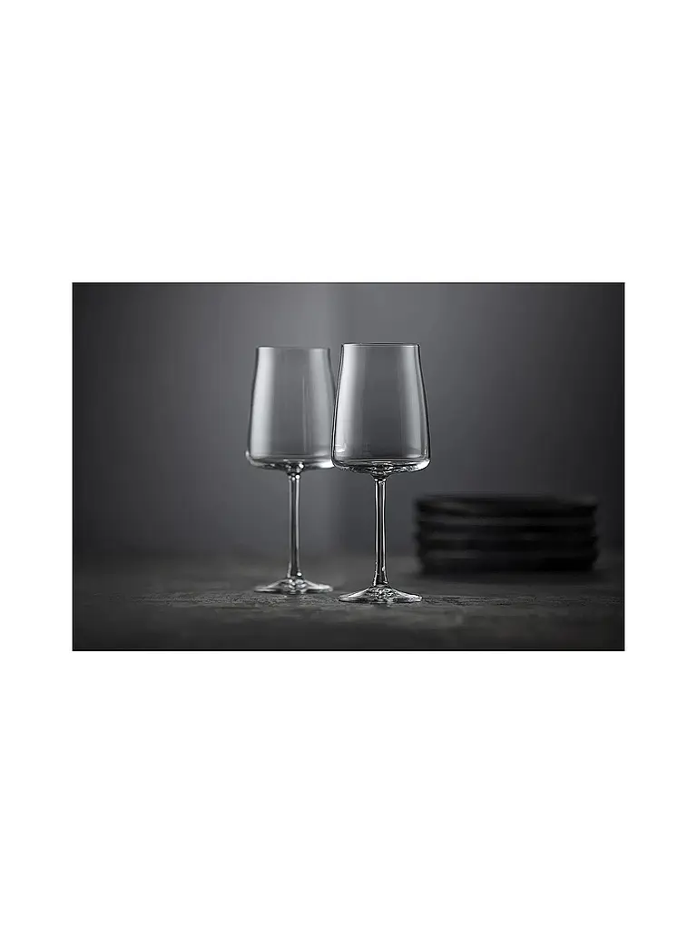 LYNGBY GLAS | Juego de copas de vino tinto 4 pzas. ZERO 54cl | Transparente