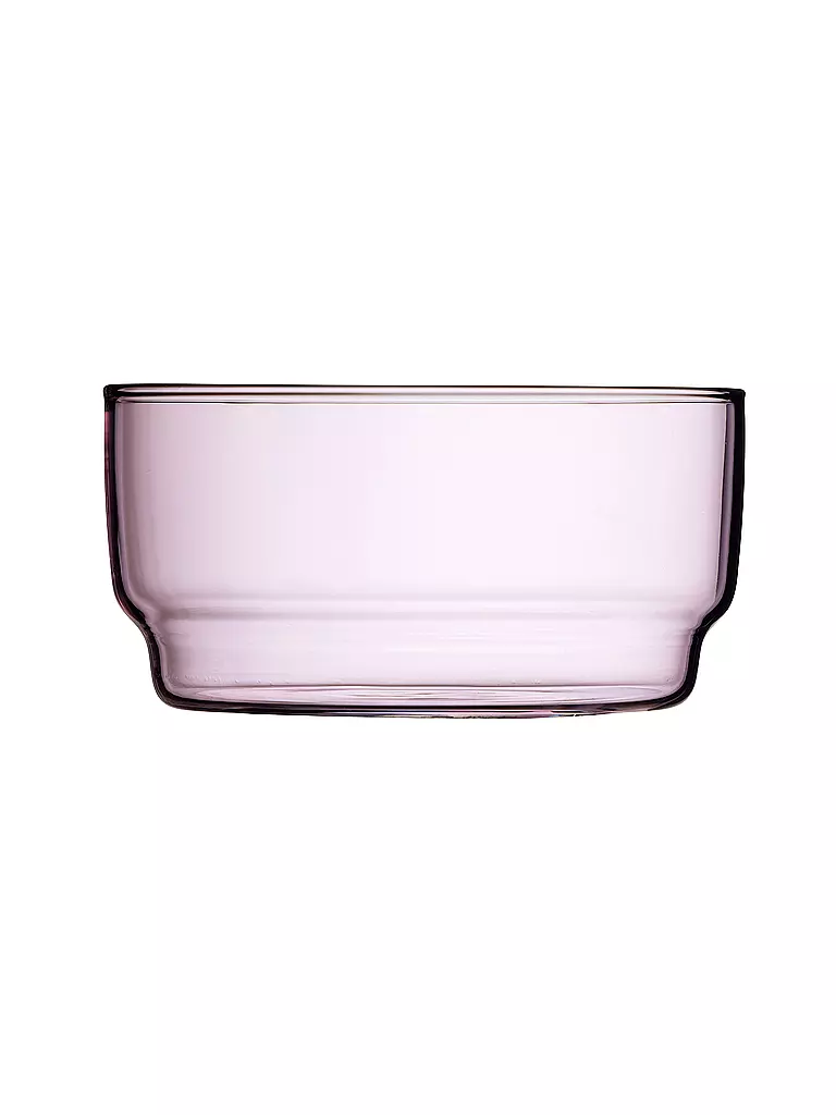 LYNGBY GLAS | Schale 2er Set TORINO 50cl Rosa | 