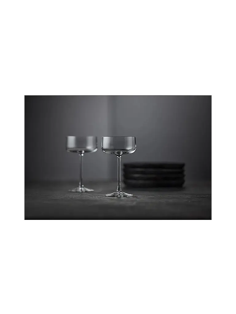 LYNGBY GLAS | Set de copas de champán 4 piezas ZERO 26cl | Transparente