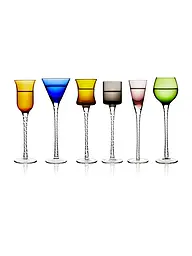 LYNGBY GLAS | Set de vasos de chupito 6 piezas LONDON 18cm multicolor | Multicolor