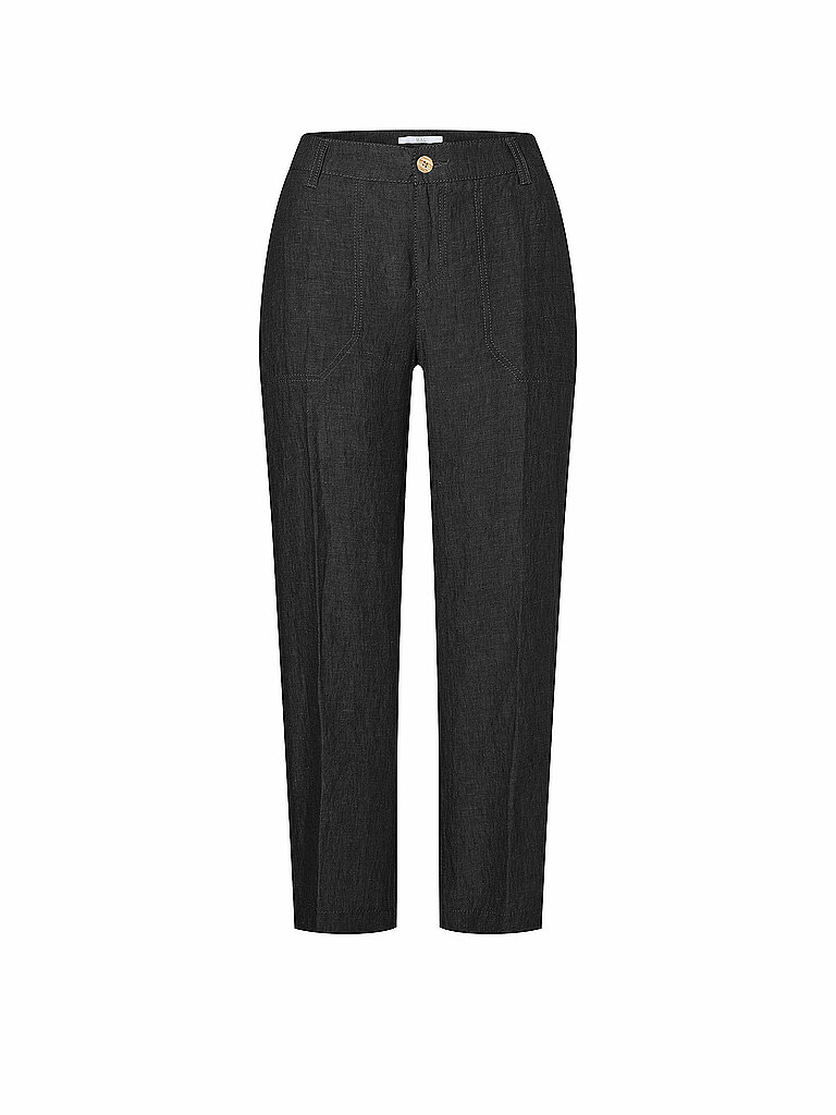 Pantalón de lino Nora negro 40