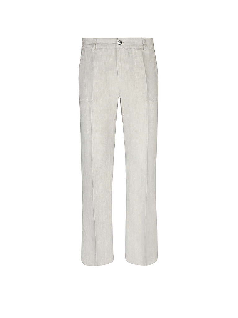 Mac Leinenhose NORA gris 36/L30