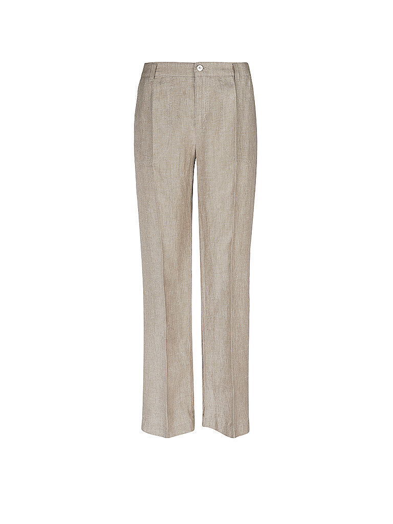 MAC Pantalón de lino NORA beige