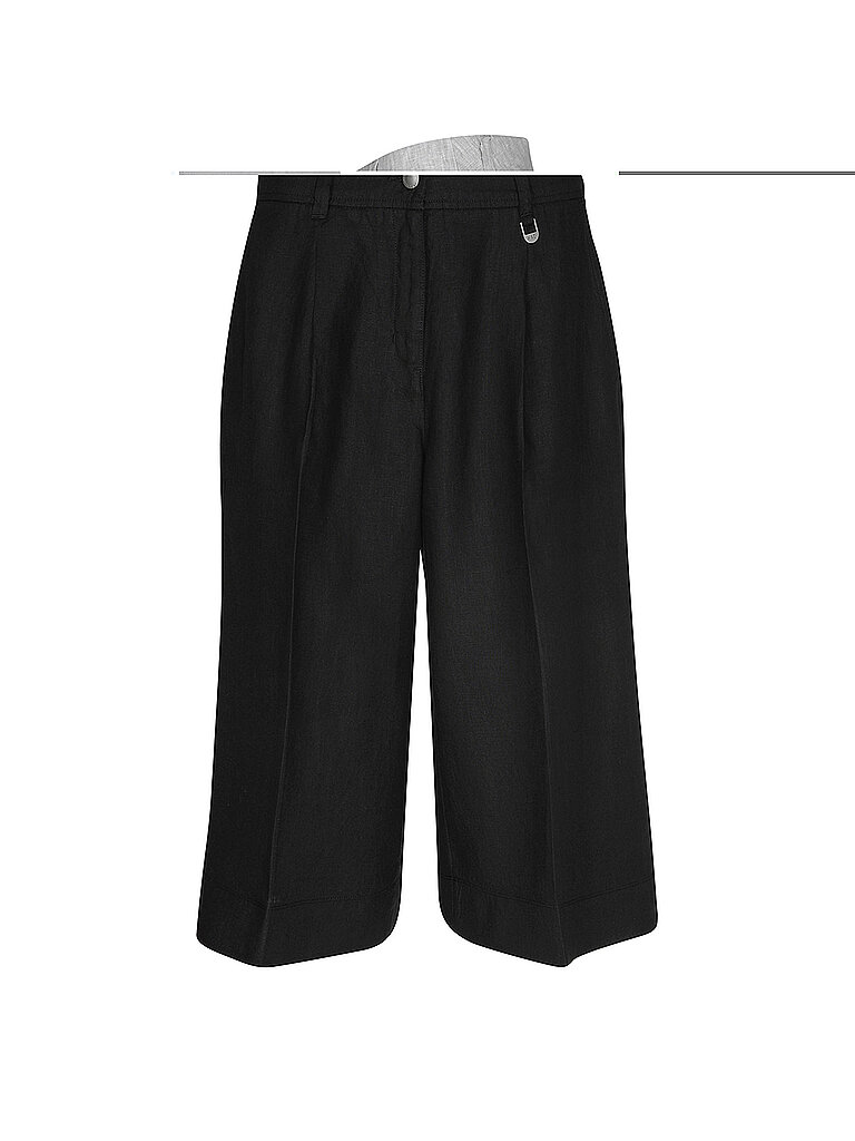 Mac Shorts de lino BRITT negro 44