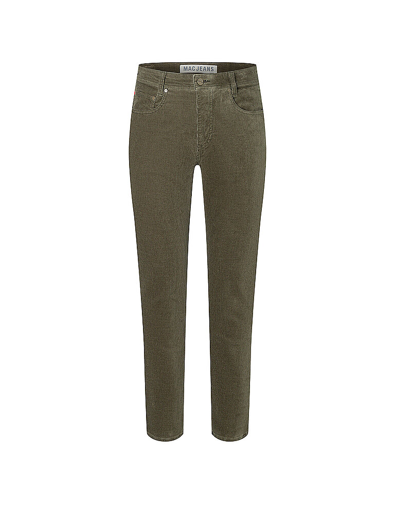MAC Pantalón de pana ARNE verde oscuro