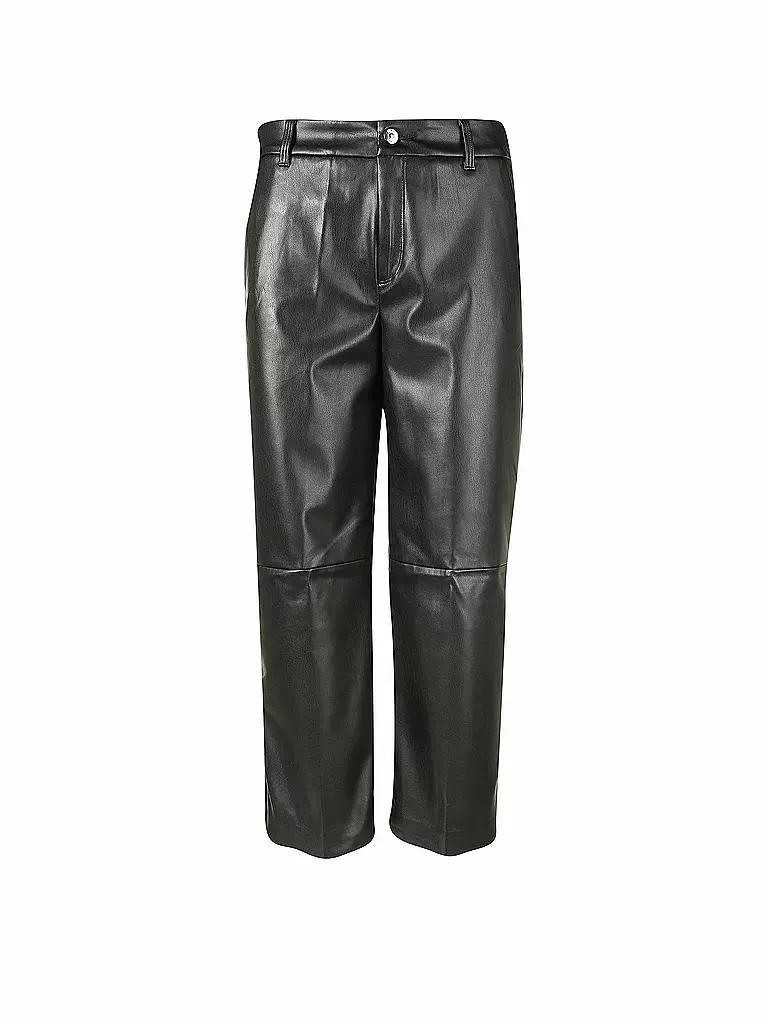 MAC | Culotte in Lederoptik " Chiara "  | Negro