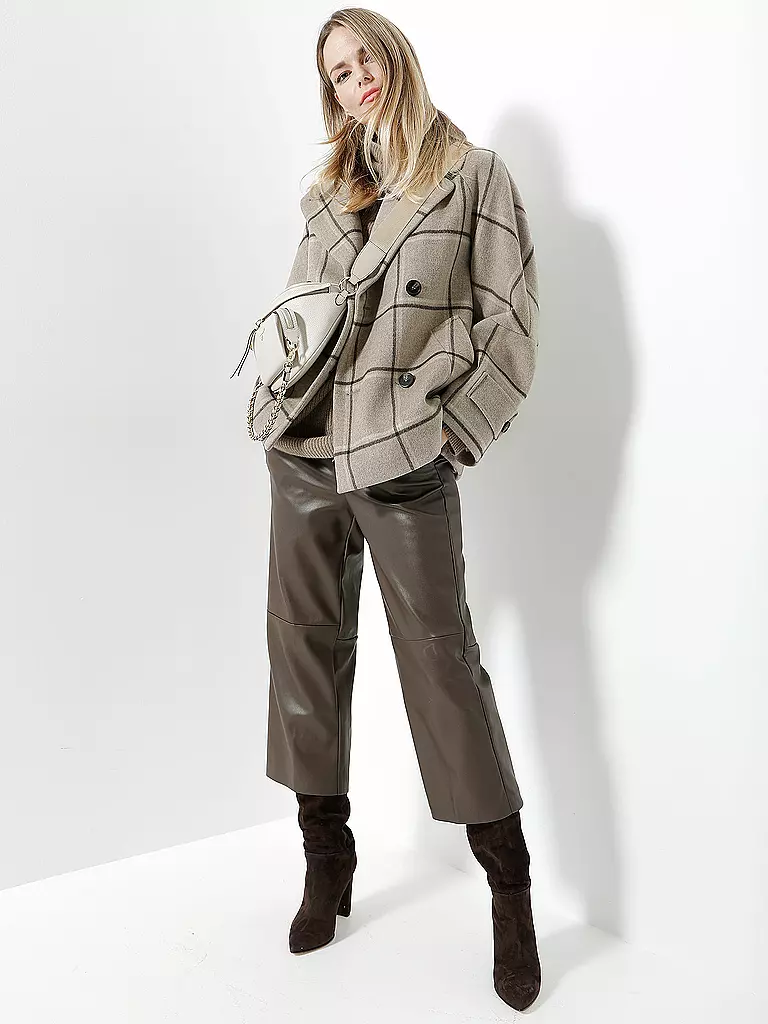 MAC | Culotte in Lederoptik " Chiara "  | Marrón