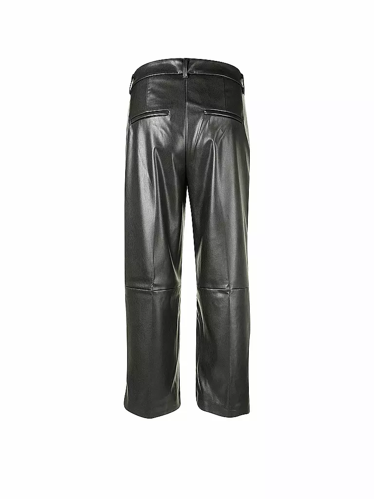 MAC | Culotte in Lederoptik " Chiara "  | Negro