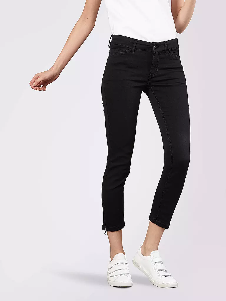MAC | Hose Skinny Fit 7/8 Dream Chic | Negro