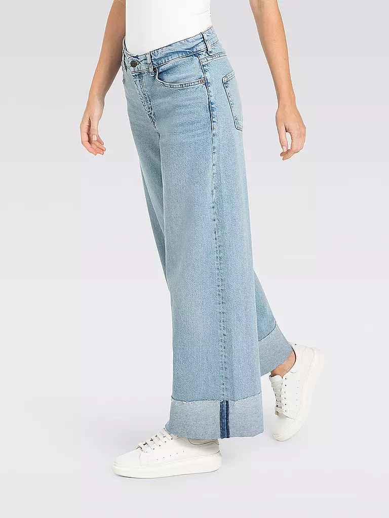 MAC | Jeans de corte recto 7/8 NEVADA | hellblau