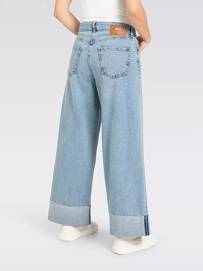 MAC | Jeans de corte recto 7/8 NEVADA | hellblau