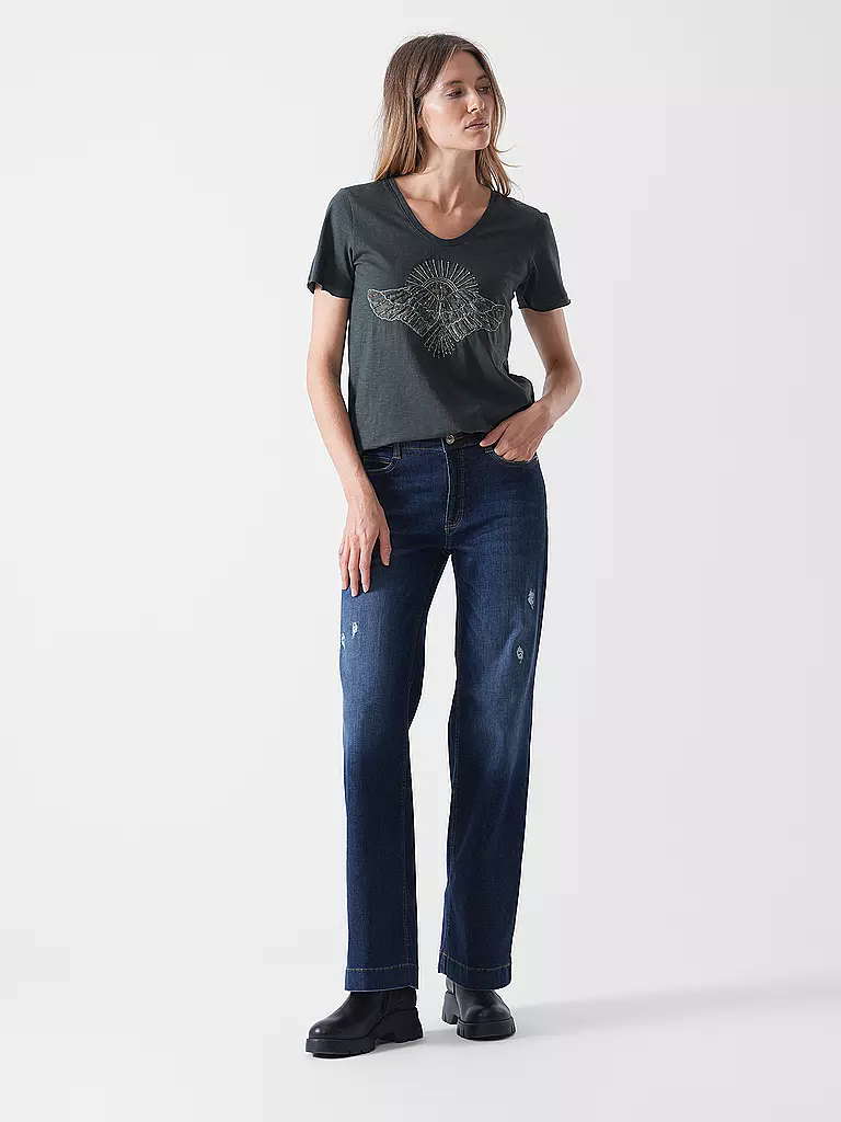 MAC | Jeans de pierna ancha | blau