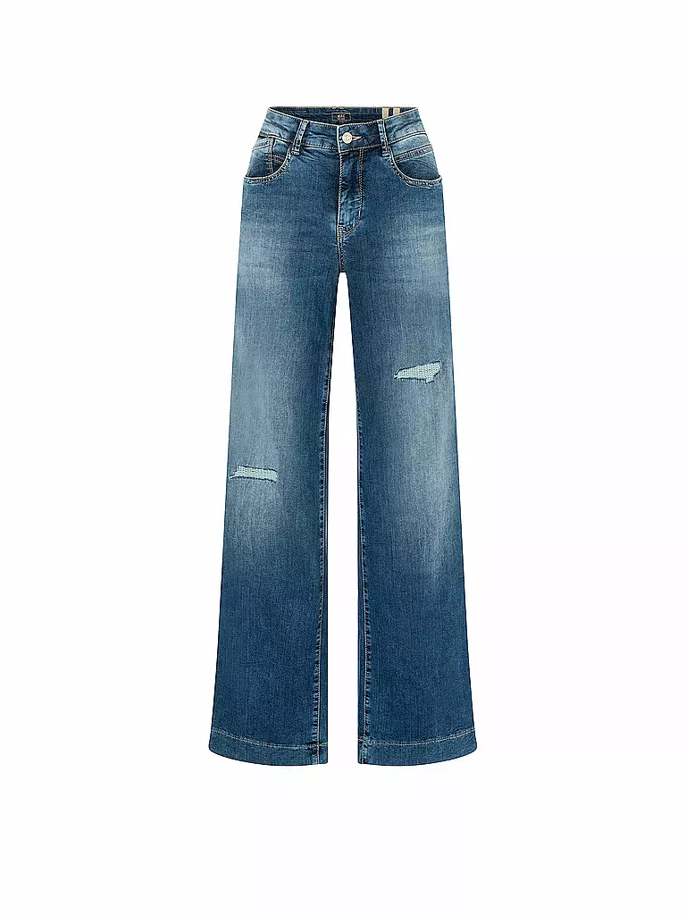 MAC | Jeans Flared Fit RICH PALAZZO | Azul