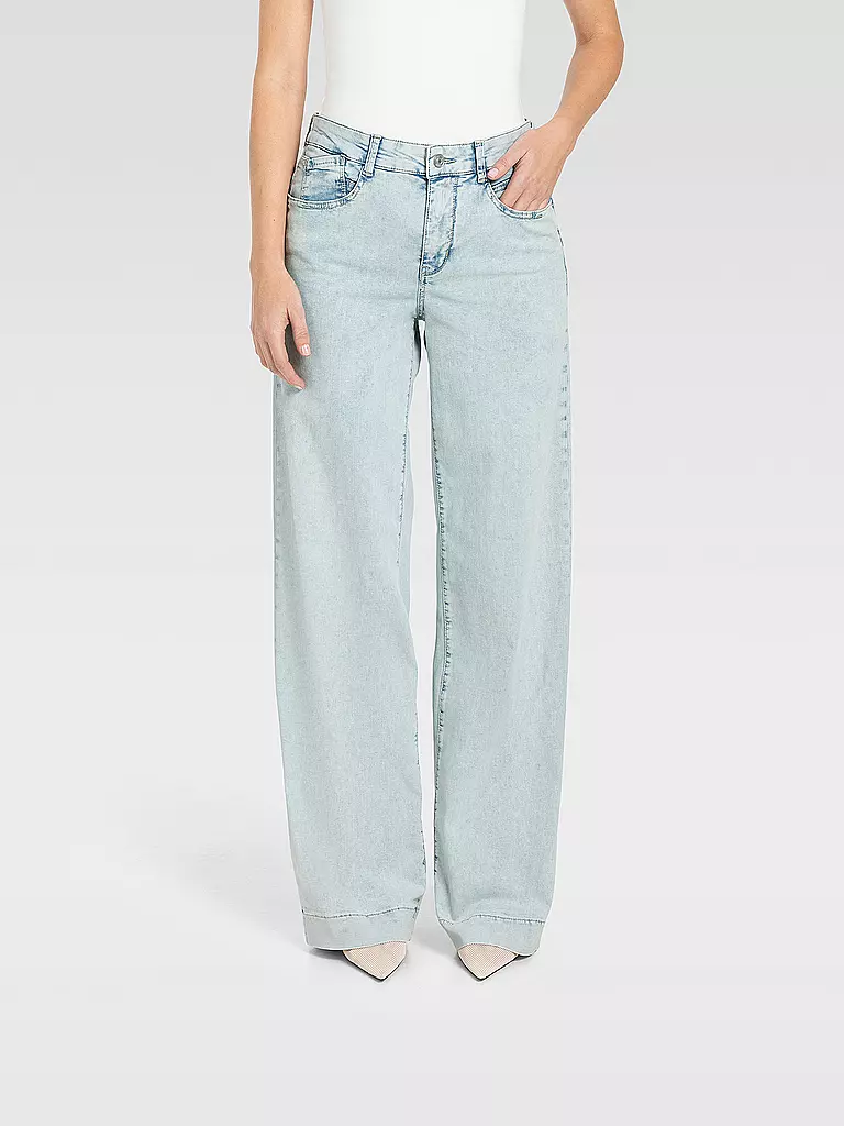 MAC | Jeans Flared Fit RICH PALAZZO | Azul claro