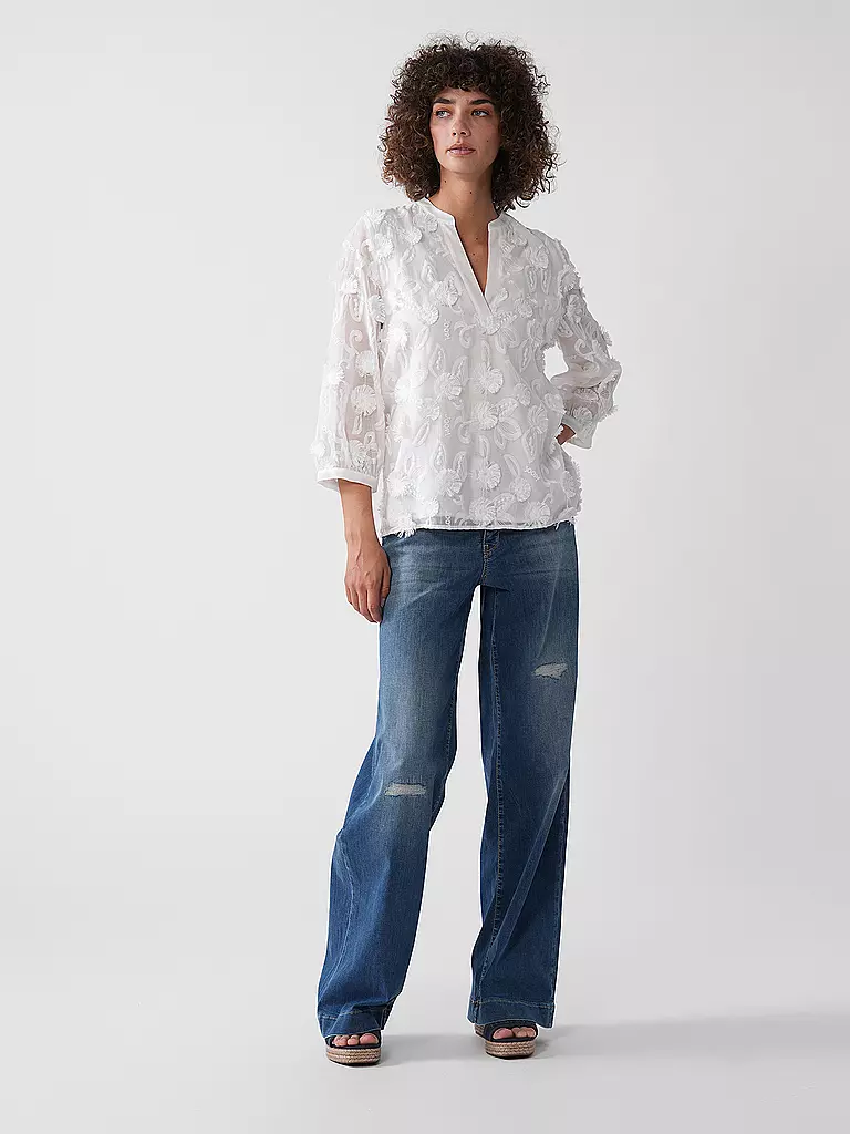 MAC | Jeans Flared Fit RICH PALAZZO | Azul