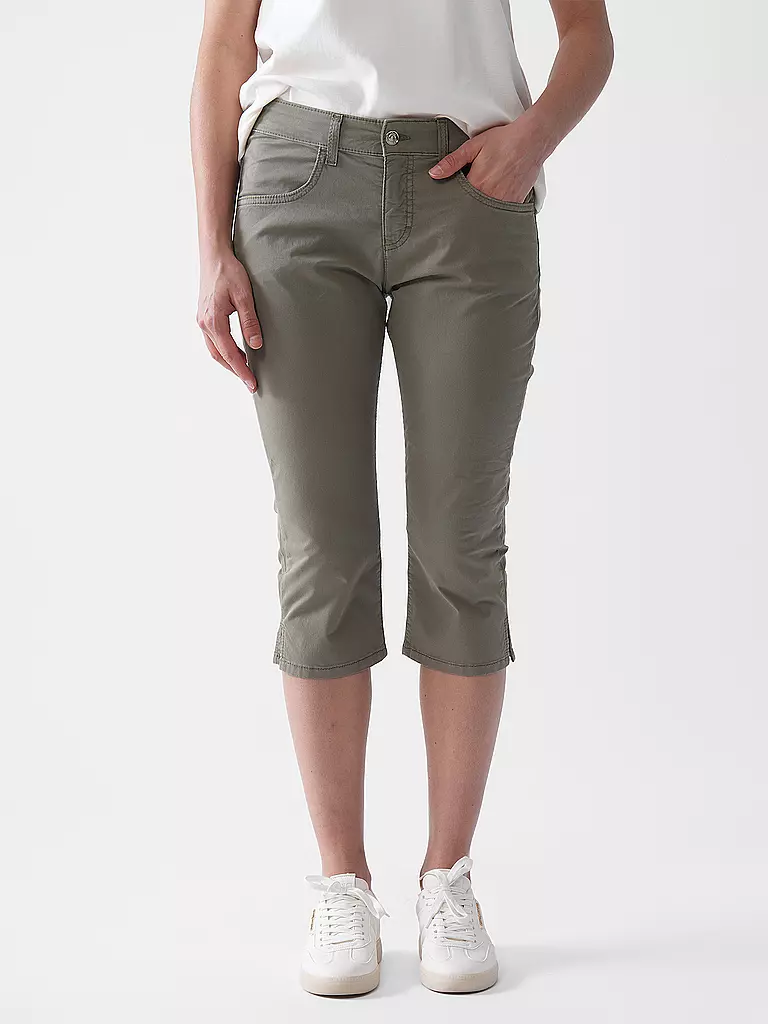MAC | Pantalón capri 3/4 | Oliva