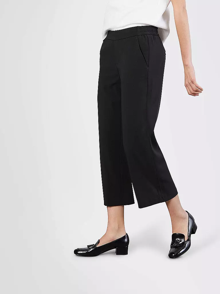 MAC | Pantalón culotte cropped fit "Chiara" | Negro