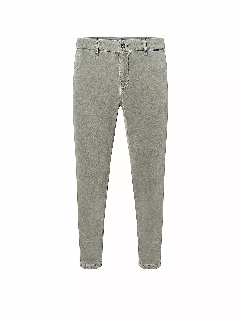 MAC | Pantalón de pana corte cónico GRIFFIN | Gris claro