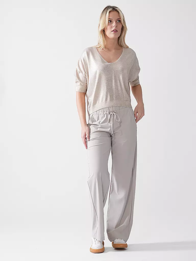 MAC | Pantalón de Pierna Acampanada EASY | Crema