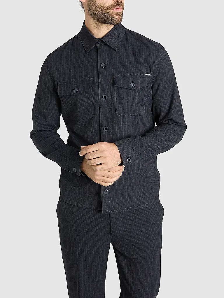 MAC | Sobrecamisa | Azul oscuro