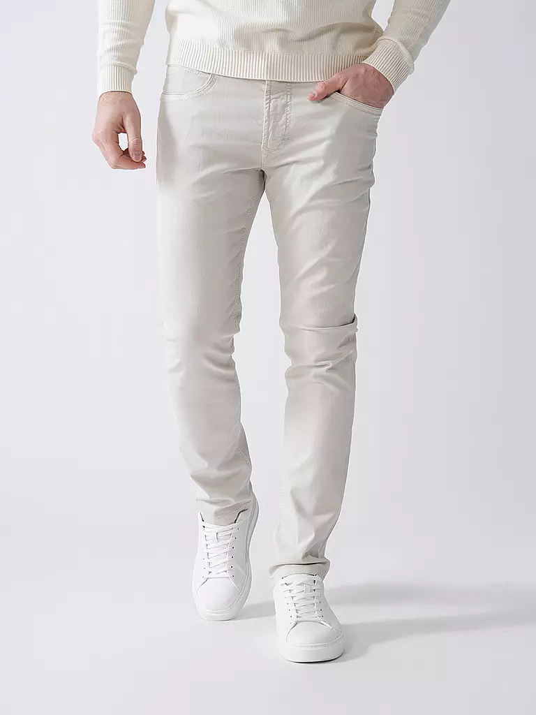MAC | Vaqueros Slim Fit ARNE PIPE LIGHT WEIGHT | Crema