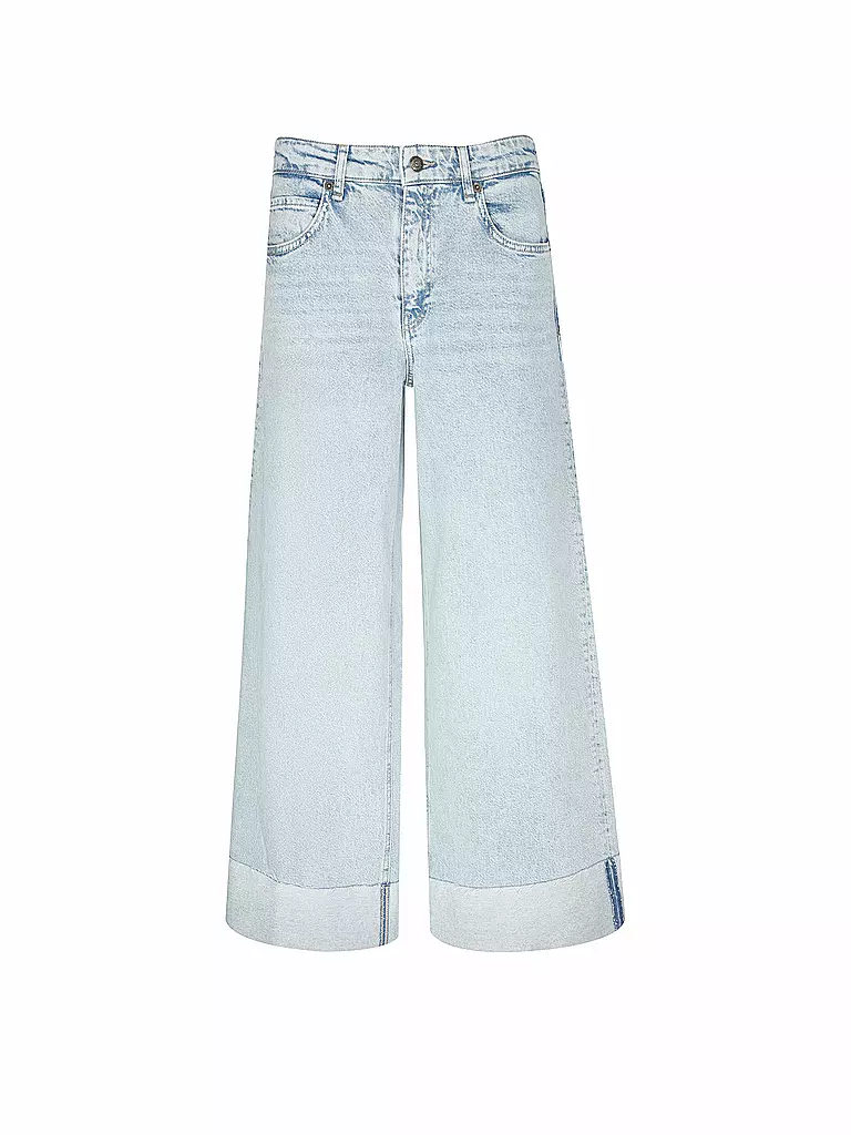 MAC | Vaqueros Straight Fit 7/8 NEVADA | hellblau
