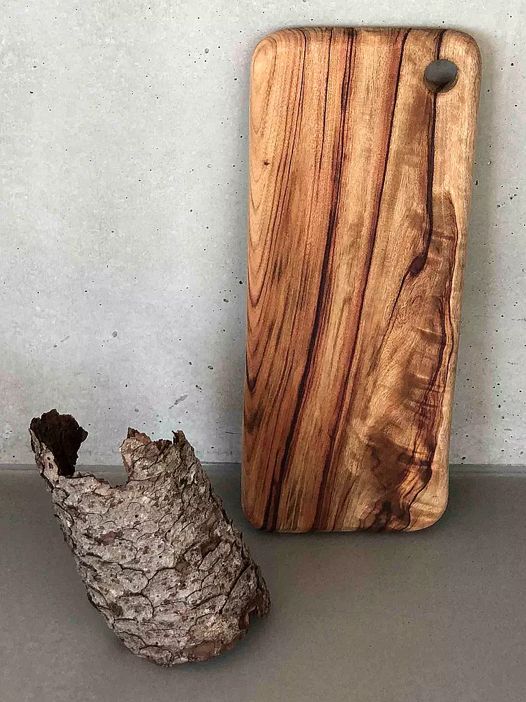 MACANI WOODDESIGN | Tabla de cortar - Ecoboard Premium 40x17cm Medium Laurel de alcanfor | 