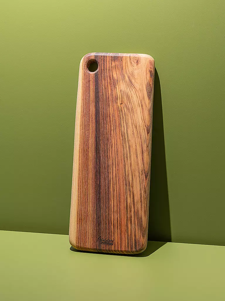 MACANI WOODDESIGN | Tabla de cortar - Ecoboard Premium 40x17cm Medium Laurel de alcanfor | 