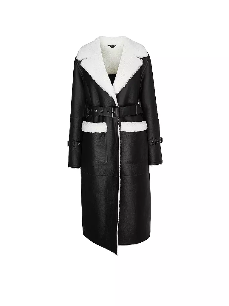 MACKAGE | Abrigo de Shearling SABREEN | Negro