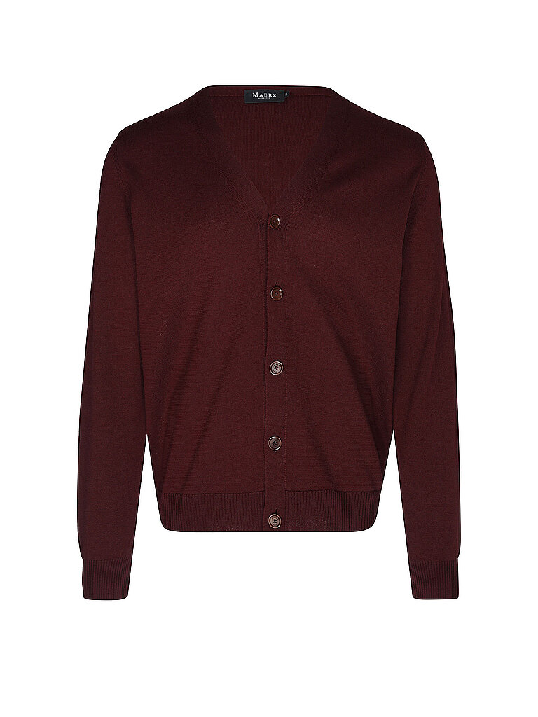 Maerz Cardigan rojo oscuro