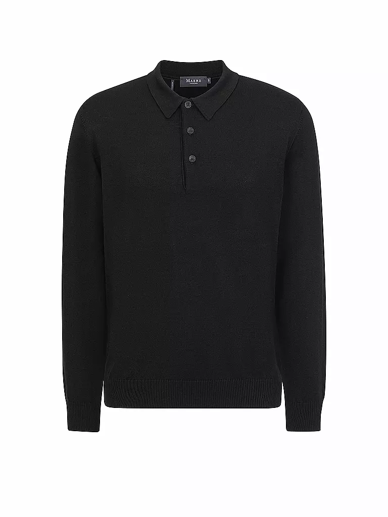 MAERZ | Polo-Pullover | Negro