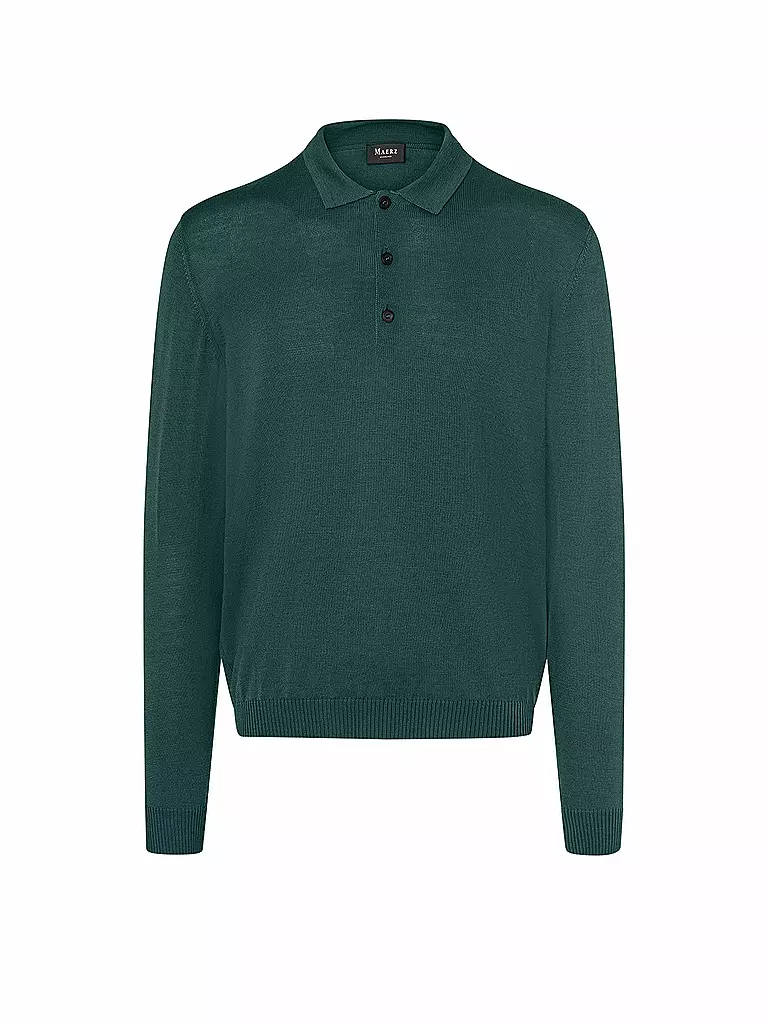 MAERZ | Polo-Pullover | Verde oscuro