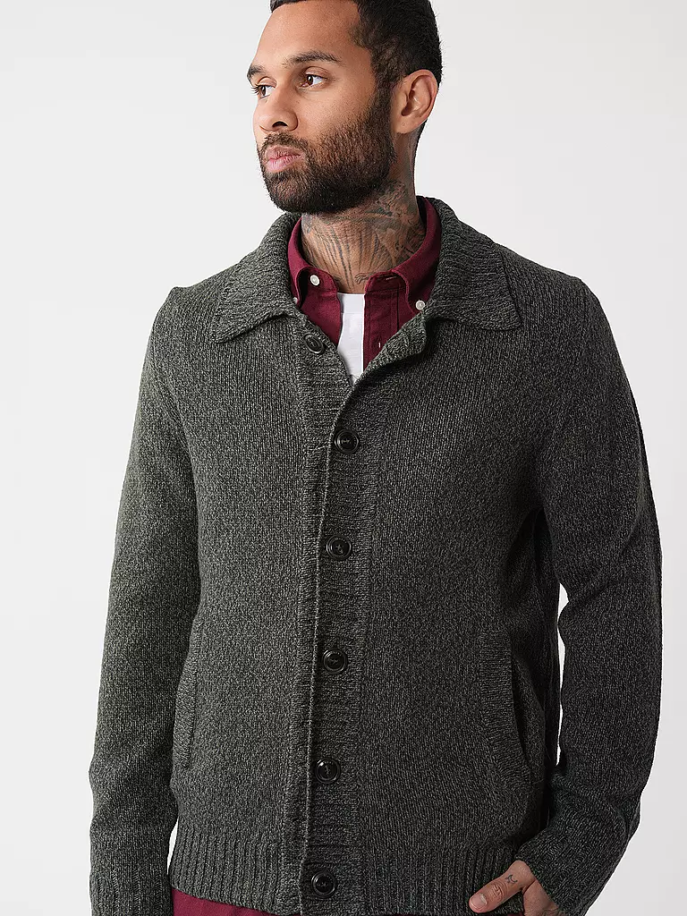 MAERZ | Strickjacke | Verde oscuro