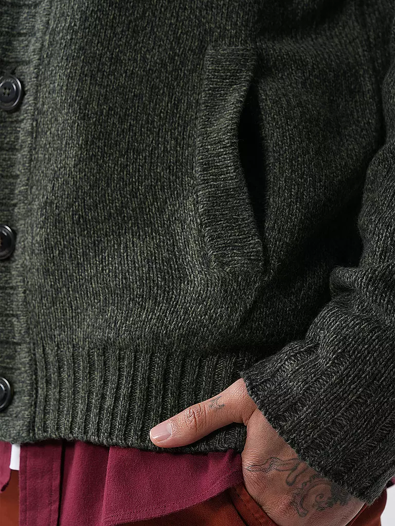 MAERZ | Strickjacke | Verde oscuro