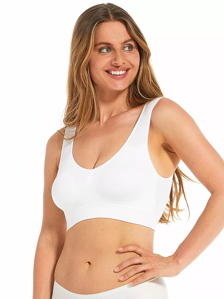 MAGIC BODYFASHION | Bustier - Sujetador Cómodo (Blanco) | Blanco