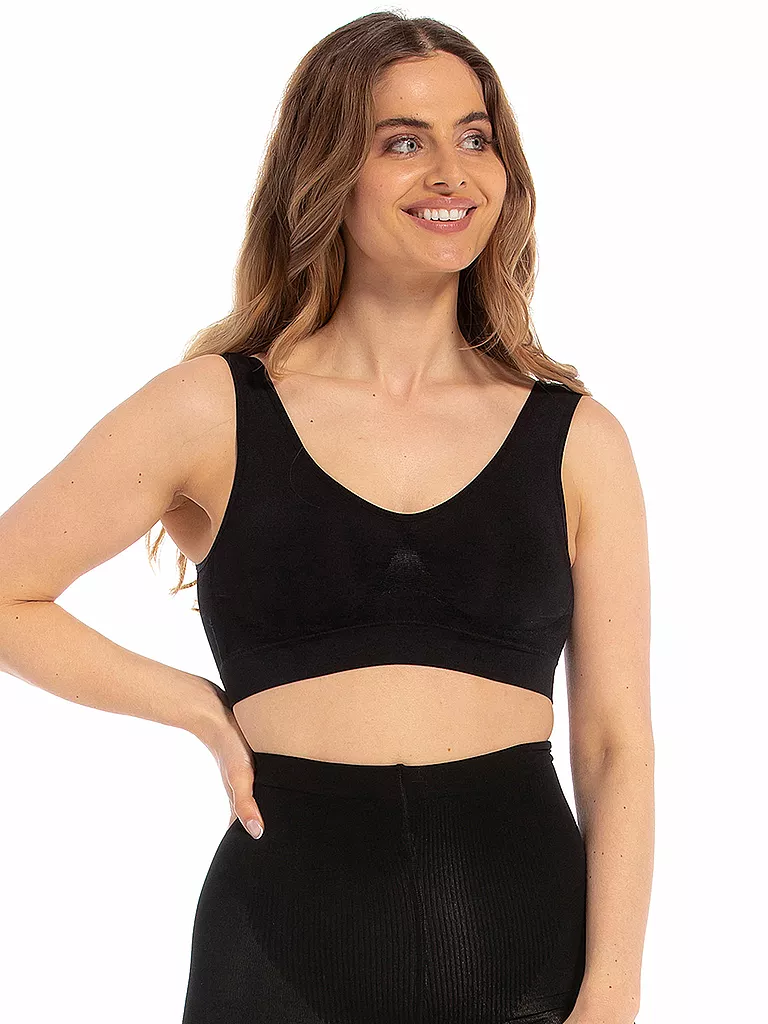 MAGIC BODYFASHION | Bustier - Sujetador Cómodo (Negro) | Negro