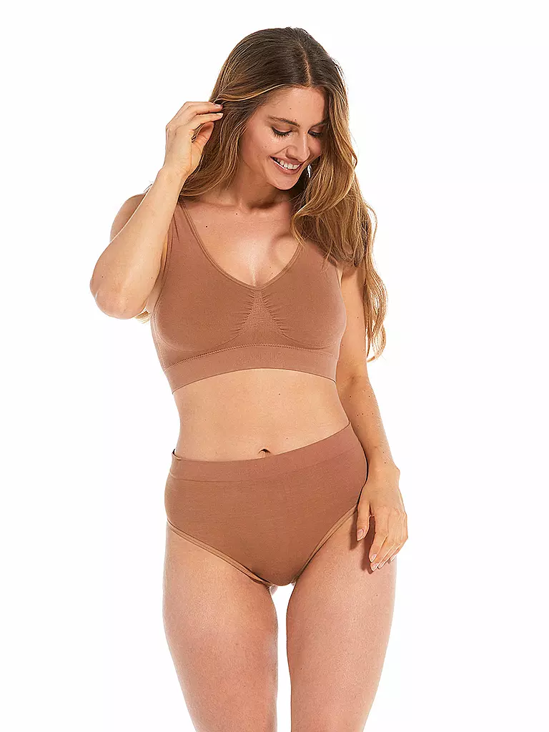 MAGIC BODYFASHION | Bustier Comfort Bra Bamboo Mocha | Marrón
