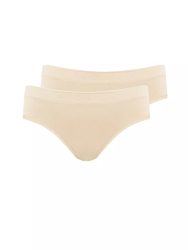 MAGIC BODYFASHION | Hipster Bamboo Paquete de 2 | Crema