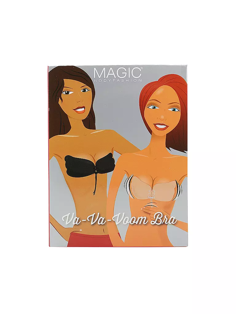 MAGIC BODYFASHION | Va-Va-Voom Sujetador Adhesivo Push Up (Negro) | Beige