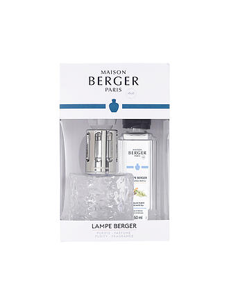 MAISON BERGER PARIS | Lampe Berger Set MIRAGE TRANSPARENTE +250ml Pure White Tea