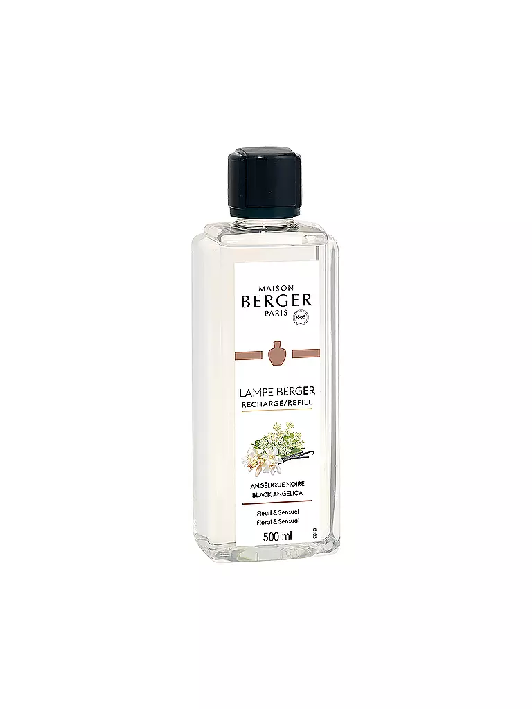 MAISON BERGER PARIS | Angélique Noire - Fragancia para Lampe Berger 500ml | Transparente