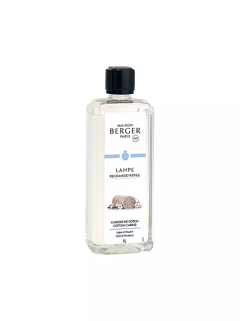 MAISON BERGER PARIS | Delicada Flor de Algodón - Fragancia Lampe Berger 1000 ml | Transparente
