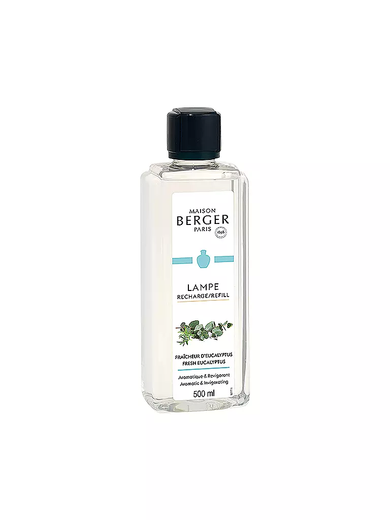 MAISON BERGER PARIS | Eucalipto Fresco - Fragancia Lampe Berger 500 ml | Transparente