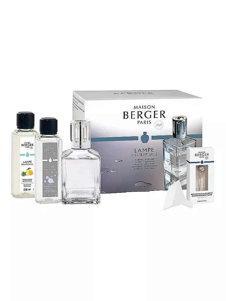 MAISON BERGER PARIS | Frasco de 180 ml con 2x250 ml de perfume (recambio) | Transparente